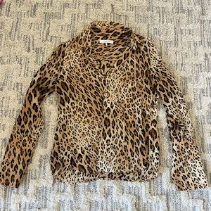 FRAME - Leopard Button Down